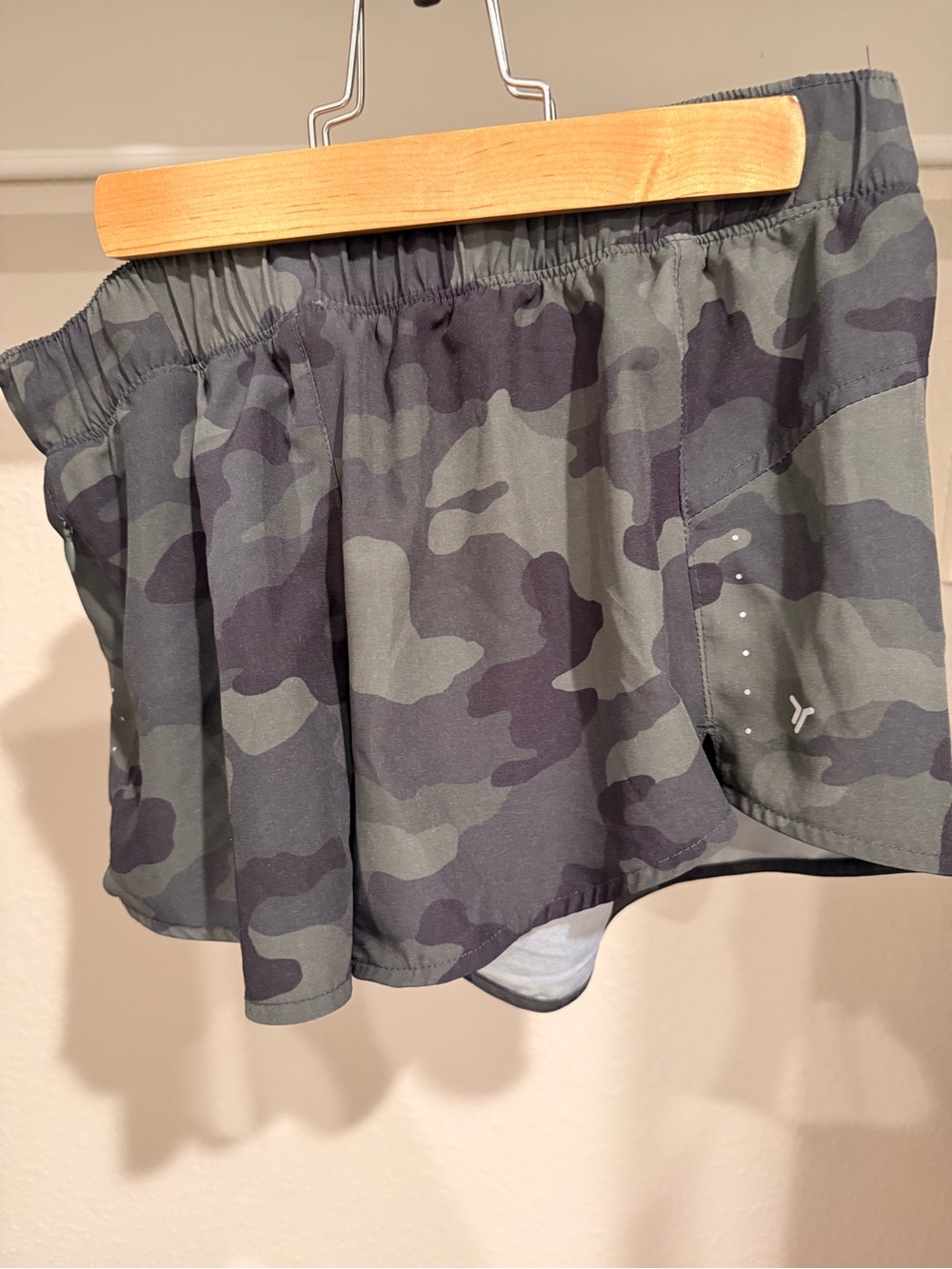 Old Navy Olive & Charcoal Camo Skort